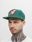 Бейсболка MITCHELL NESS арт. 6HSSDX22015-NJDGREN New Jersey Devils NHL (зеленый)